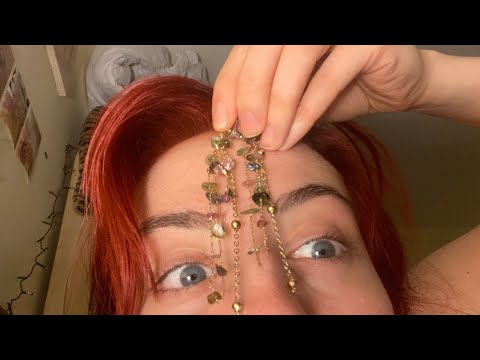 lofi asmr | the dangly earrings (on the camera)