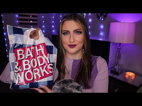 ASMR | Bath & Body Works & Walmart Haul 💜