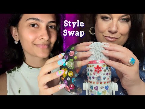 ASMR Style Swap Challenge With @asmrwales 🫶🏻