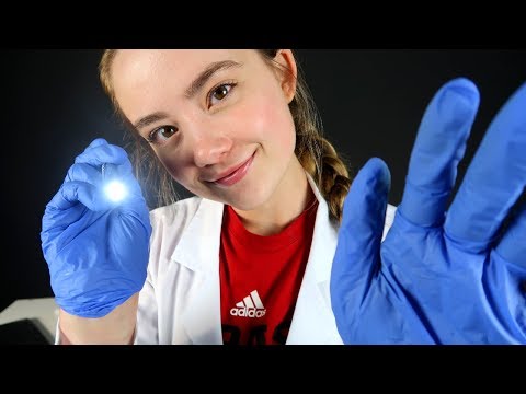 ASMR DOCTOR ROLEPLAY! Yearly Exam 🔍 Latex Gloves, Typing, Hand Movements, Whispering