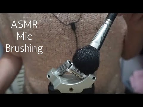 ASMR Mic Brushing and Deep Ear Cleaning Part 2 [Up Close]