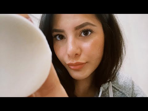 ASMR doing your makeup quickly (soft spoken)