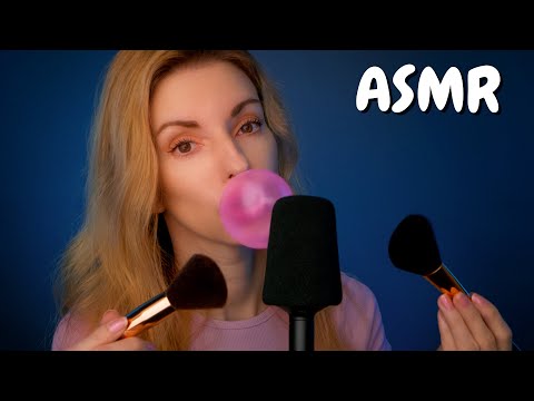 ASMR Intense Chewy Tingles (mouth sounds, mic brushing, gum chewing, visual asmr)