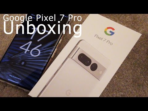Google Pixel 7 Pro Unboxing - probably not asmr?