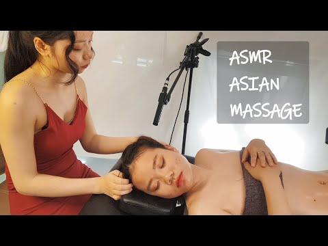 [ASMR ASIAN MASSAGE] The fascinating Girl soothes you with a massage. HEAD part