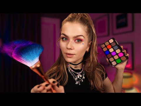 ASMR Doing Your EUPHORIA Makeup Role Play.  Personal Attention