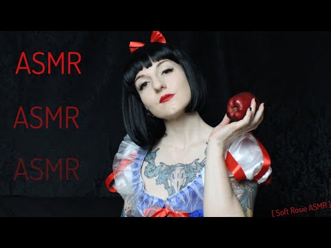 Snow White ASMR 🍎 - Ears Taste Better Than Poison Apples 🍎 Ear Licking Cosplay