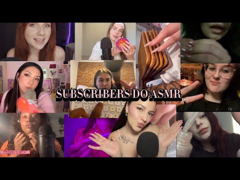 MY SUBSCRIBERS DO ASMR ⭐️ 20K SPECIAL