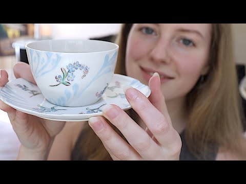 ASMR Pampering You 🌦 Makeup Application, Face Brushing, & Tea Party (1 Hour Personal Attention)