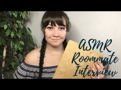 [ASMR] Interviewing You to Be My Roommate!