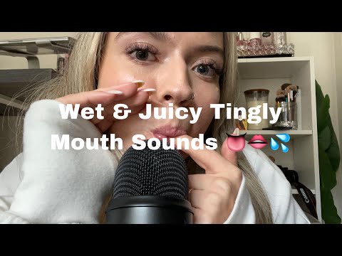 ASMR| 60 Minutes of Juicy Mouth Sounds| No Talking| Mic Llcking/ Spitting/ Tapping