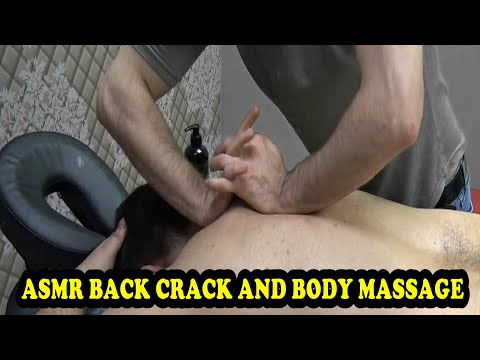 ASMR TURKISH BARBER MASSAGE + BACK CRACK + body,back,arm,shoulder,gripes,neck massage + vücut masajı