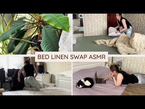 ASMR Serenity Session : Bed Linen Swap for Relaxation and Enhanced Productivity