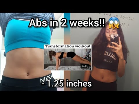2 Week Abs Challenge (3 Minute Abs Workout)**IT WORKS**