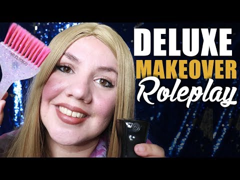 FULL ASMR MAKEOVER RoIePIay 💄Sleep Inducing Haircut, Makeup and Hairstyle