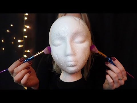 ASMR | Face Brushing & Touching for Sleep [No Talking] Relaxing Sounds ~