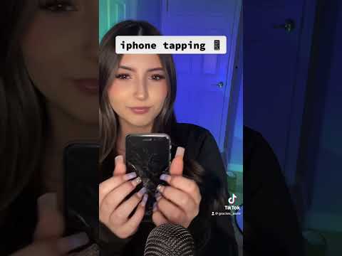 iphone tapping 📱 #relaxing #shorts #asmr