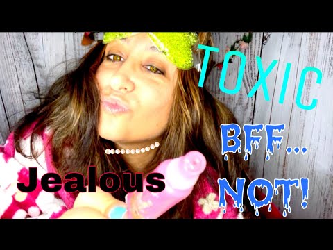 💋 Our first kiss was in the girls locker room ASMR Toxic Jealous Friend does your Makeup for a Date