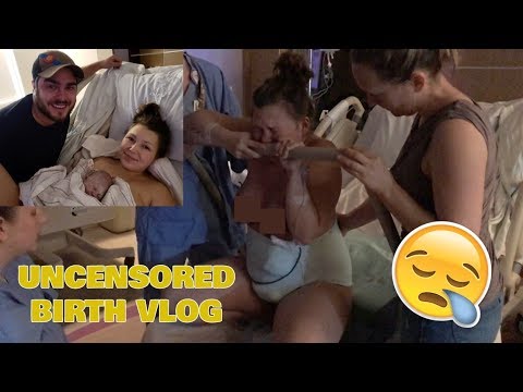 MY UNMEDICATED BIRTH VLOG || Live Footage ***EXTREMELY EMOTIONAL***