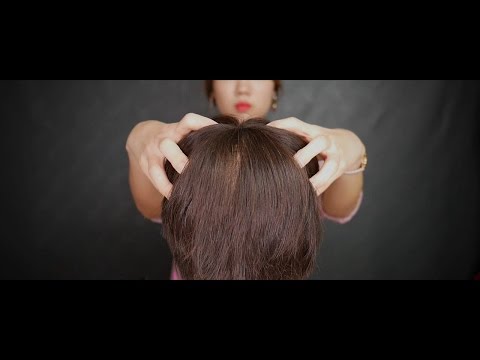 [ASMR] Hair brushing, cutting and head massage ASMR | Binaural sounds | New Camera Test