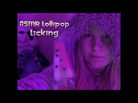 ASMR Lollipop Licking (Wet Mouth Sounds) | No Talking