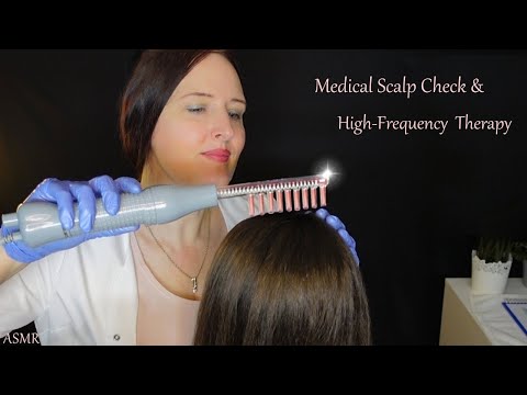 ASMR Medical Scalp Check & High-Frequency Therapy on New Mannequin (Whispered)