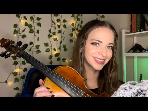 ASMR| Shown & Tell — My Violin (tapping, tracing, repetitive whispers)