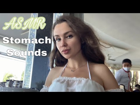 ASMR | STOMACH SOUNDS IN THE CANCUN  🏖