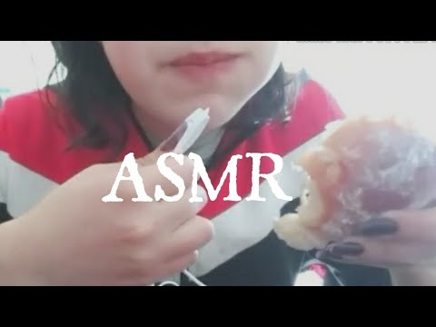 ♠ ASMR Eating Croissant and chocolate snack ♠