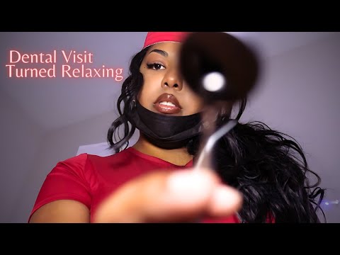 ASMR Dentist Smacks Gum During Your Appointment, Visual, No Talking