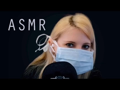 ASMR Whisper | Breathing and Talking with a Surgical Mask (Binaural)