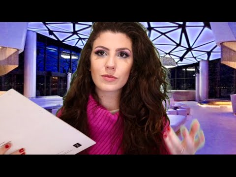 ASMR : CHECK IN NO HOTEL ( soft spoken and keyboard sounds ) recepcionista roleplay