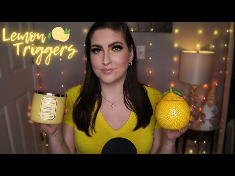 ASMR | Lemon Themed Triggers 🍋