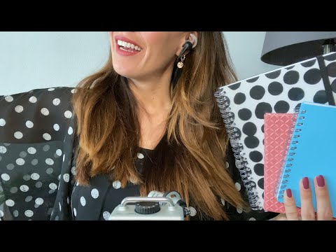 ASMR - Fast Tapping on Notebooks With My NEW Mic - No Talking