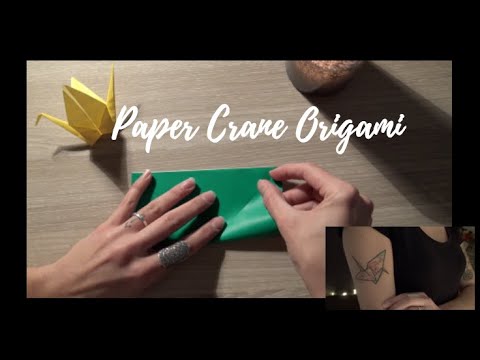 ASMR 🎧  Origami * Légende des 1000 Grues * Symbole * Pliage