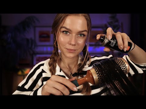 ASMR Styling Your Beautiful Long Hair RP