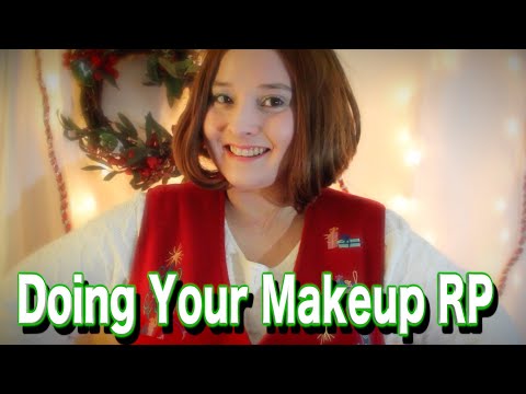 Doing Your Makeup [ASMR RP]🎄 Nora Krank