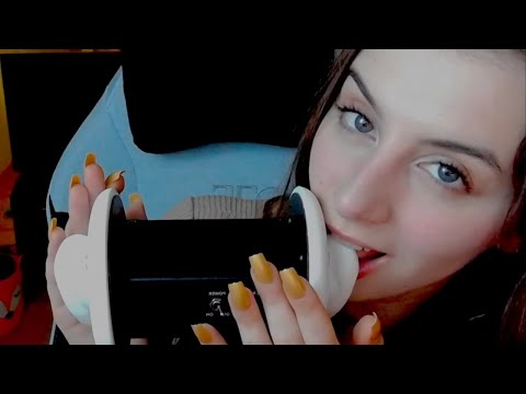 [ASMR]| Watch this when your ears are feeling lonely ;) (Ear licking, flutters, massage,..)