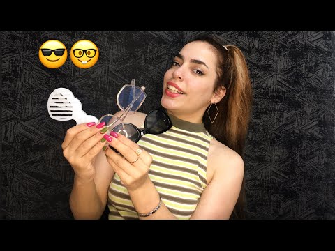 ASMR Tapping & Relaxing (with glasses)