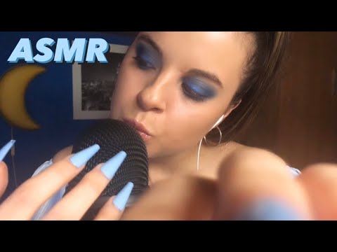 ASMR COSQUILLAS CON UÑAS XL ✨ Mouth sounds & mic scratching ✨