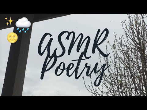 ASMR - Reading Poetry on a Rainy Day (Voice over) ✨