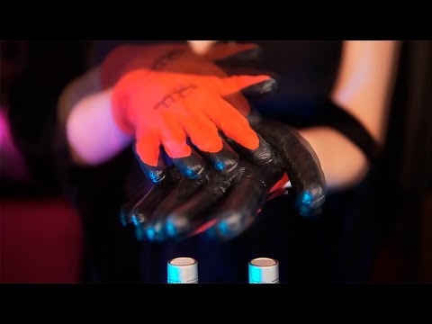 ASMR Gloves Sounds 💎 Leather Sounds, Inaudible Whisper, Gentle Music