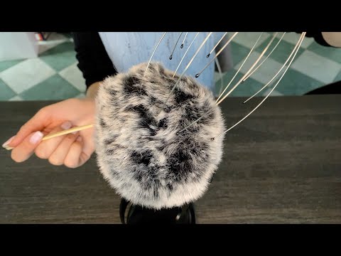 ASMR | HAPPY NEW YEAR  scalp massage with tools and fluffy cover - NO TALKING