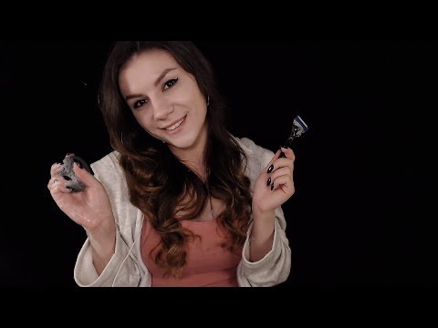 ASMR Teaser for Patreon - Roleplay for Men "Your Girlfriend Shaves You"