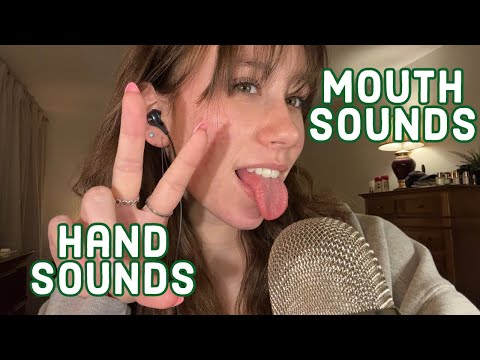 ASMR | Mouth Sounds & Dry Hand Sounds 😙🫶