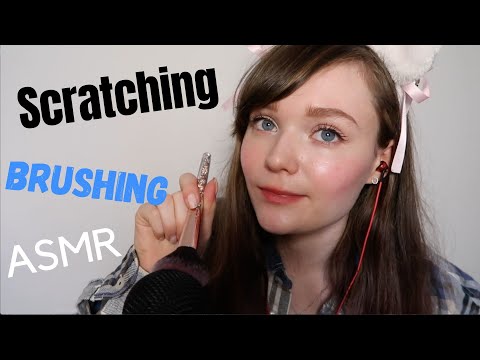ASMR Brushing & Scratching The Mic