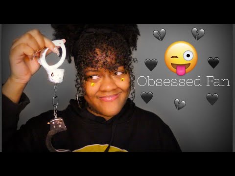 ASMR - OBSESSED FAN PAYS YOU A VISIT | CHAOTIC ENERGY 🖤🤪✨ (pov: you're batala)~