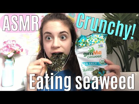 ASMR| eating Seaweed! CRUNCHY!