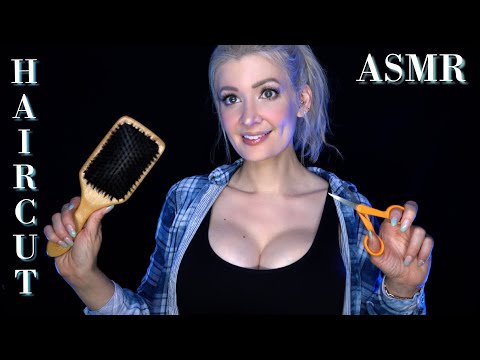 The MOST Relaxing Haircut ASMR | Snip, Spritz, Brush, and Close Whispers for Ultimate Tingles 💇‍♀️