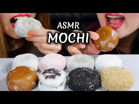 ASMR DAIFUKU MOCHI and MANJU WHEAT CAKES 찹쌀떡 만주 리얼사운드 먹방 もち | Kim&Liz ASMR